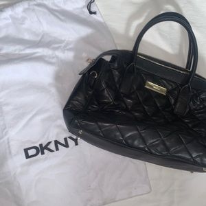 DKNY Soft Quilted Leather Shoulder Bag